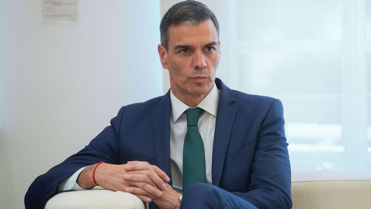 El presidente del Gobierno, Pedro Sánchez, el lunes en Moncloa.
