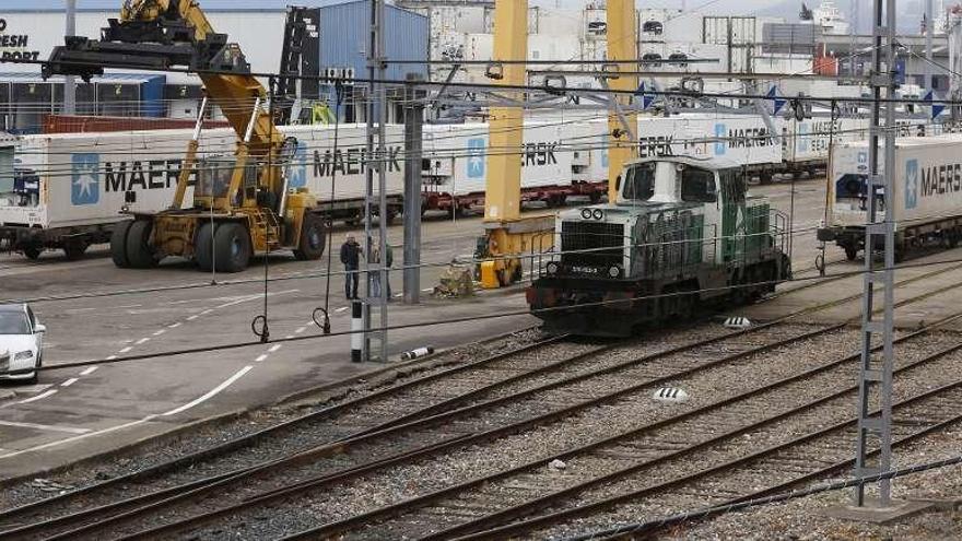 Terminal de mercancías ferroviarias en Gixar (Vigo). // Ricardo Grobas