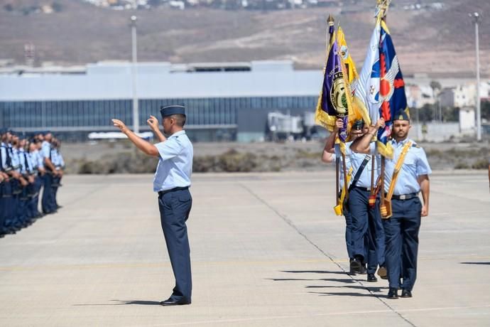 22-06-20   GENTE Y CULTURA. BASE AEREA DE GANDO. INGENIO TELDE.  Toma de  posesión Juan Pablo Sánchez de Lara como nuevo jefe del Mando Aéreo de Canarias Fotos: Juan Castro.  | 22/06/2020 | Fotógrafo: Juan Carlos Castro