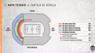 Precios y número exacto de entradas que se queda el Valencia