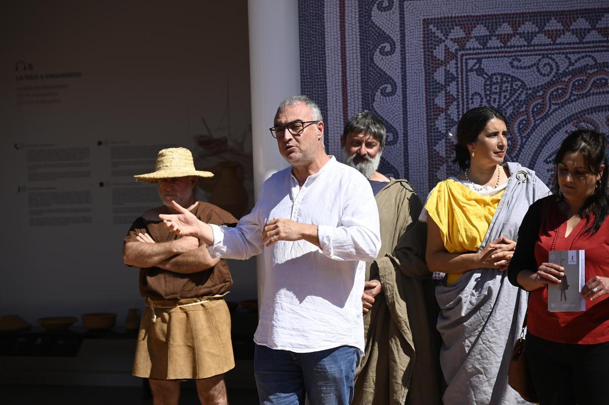 Primera visita a la villa romana de Vinamargo