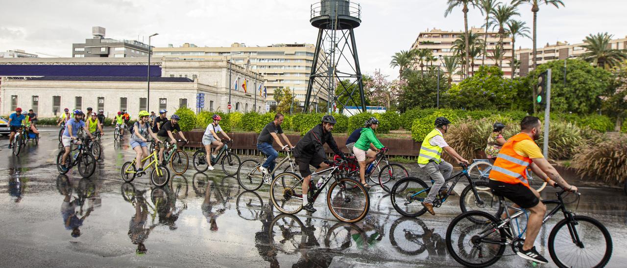 Manifestación en bicicleta este sábado en Alicante