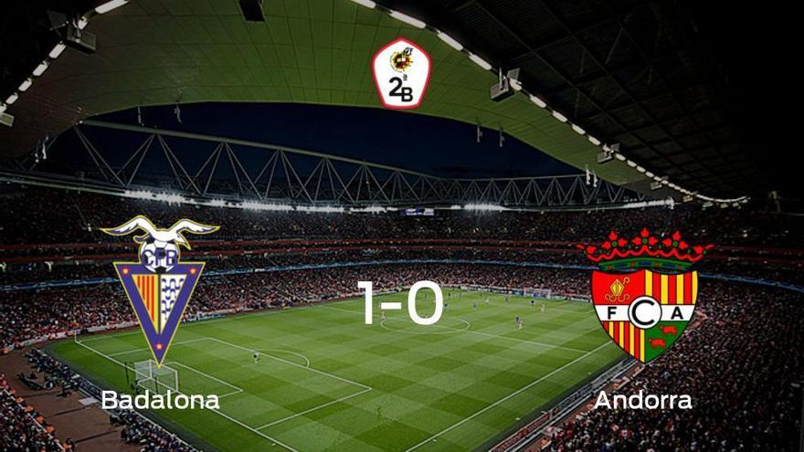 El Badalona consigue la victoria en casa frente al FC Andorra (1-0)