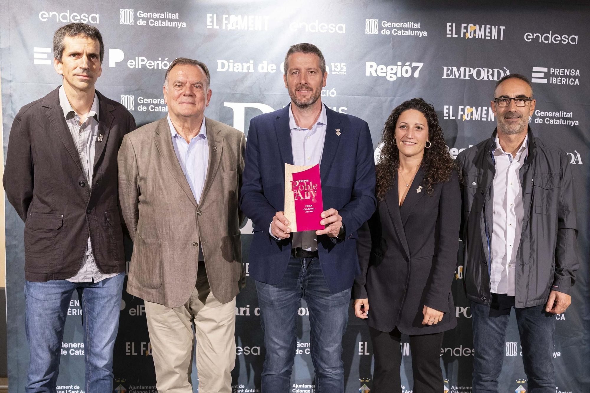 Les imatges dels Premis Poble de l’Any 2024 al Castell de Calonge