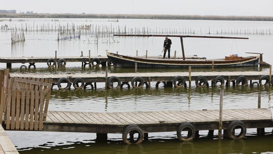 Así está l'Albufera en el día que se consigue un acuerdo "histórico" para un aporte extra de agua