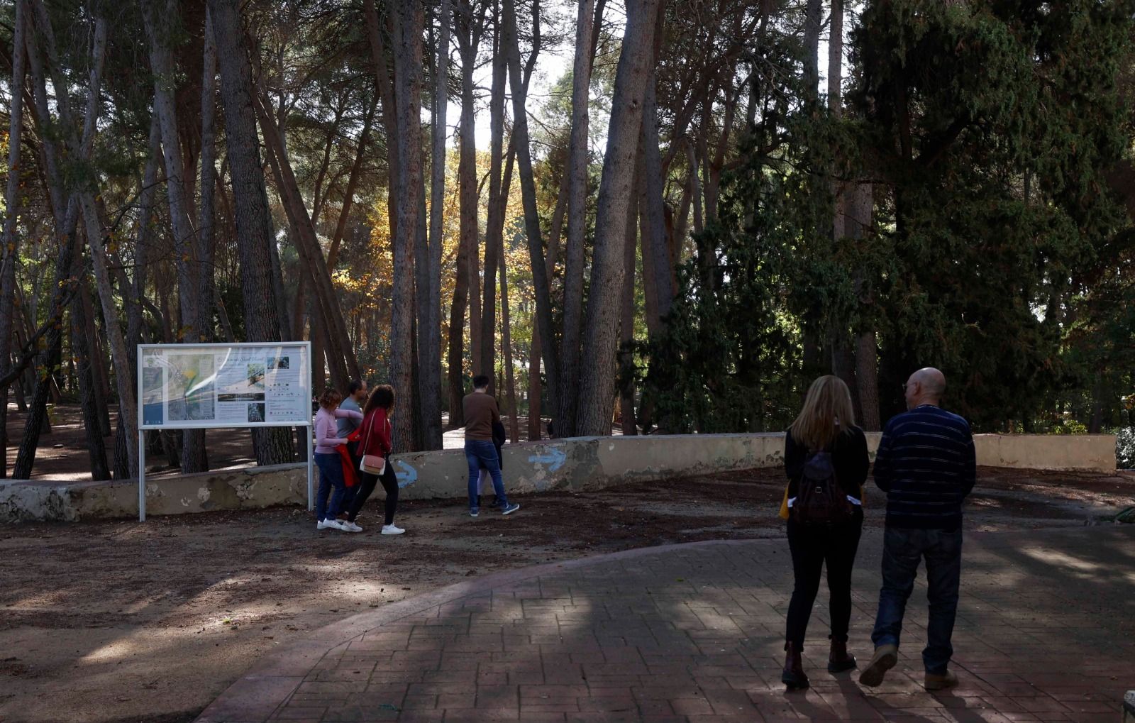 Parque de San Vicente, Lliria con colores otoñales.