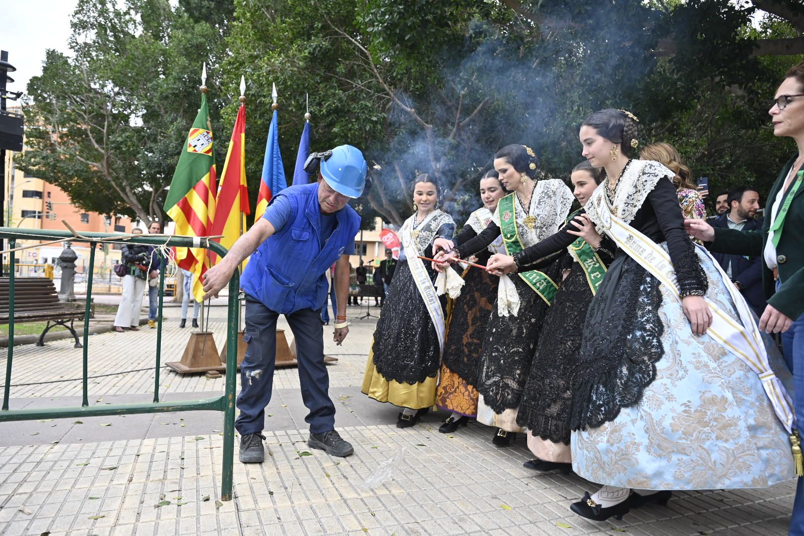 Búscate en las fotos: Las mejores imágenes de la mascletà de este viernes en Castelló