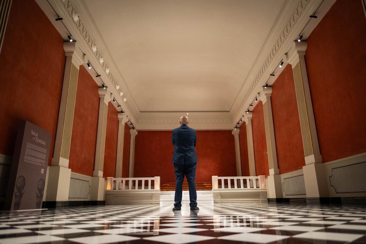 Bóveda del Templo Masónico de Santa Cruz.