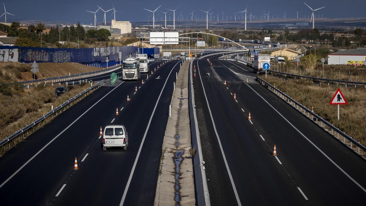 Transportes pone en servicio hoy 4,9 kilómetros de la A-68 en Mallén