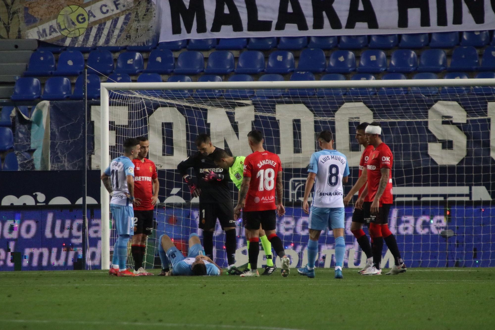 El Mallorca da por bueno el empate en Málaga