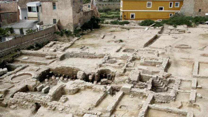 Vista general de las termas de Allon, construidas entre los años 85 y 110 d.C. en la actual Villajoyosa.