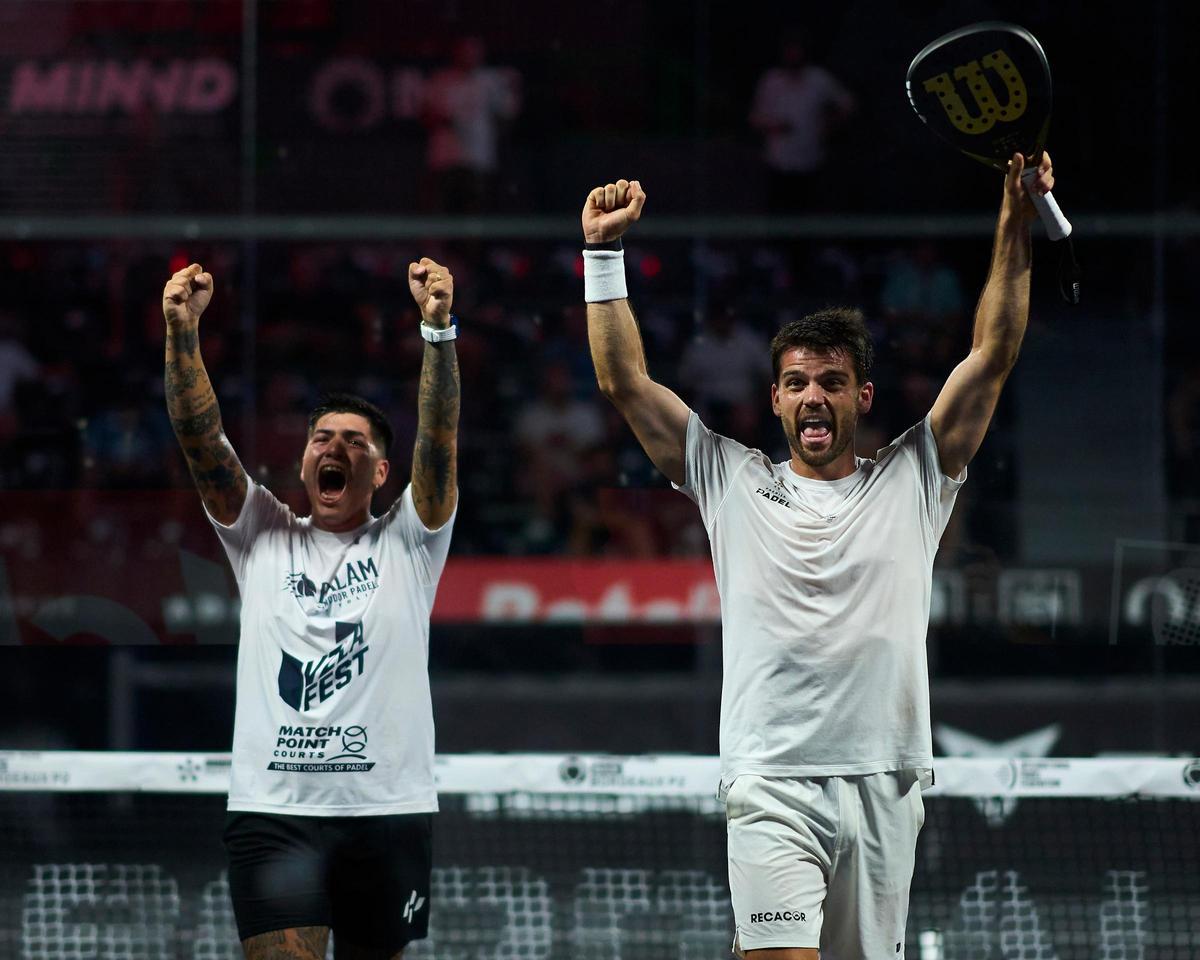 Tolito Aguirre y Javi Garrido celebran su primer triunfo juntos