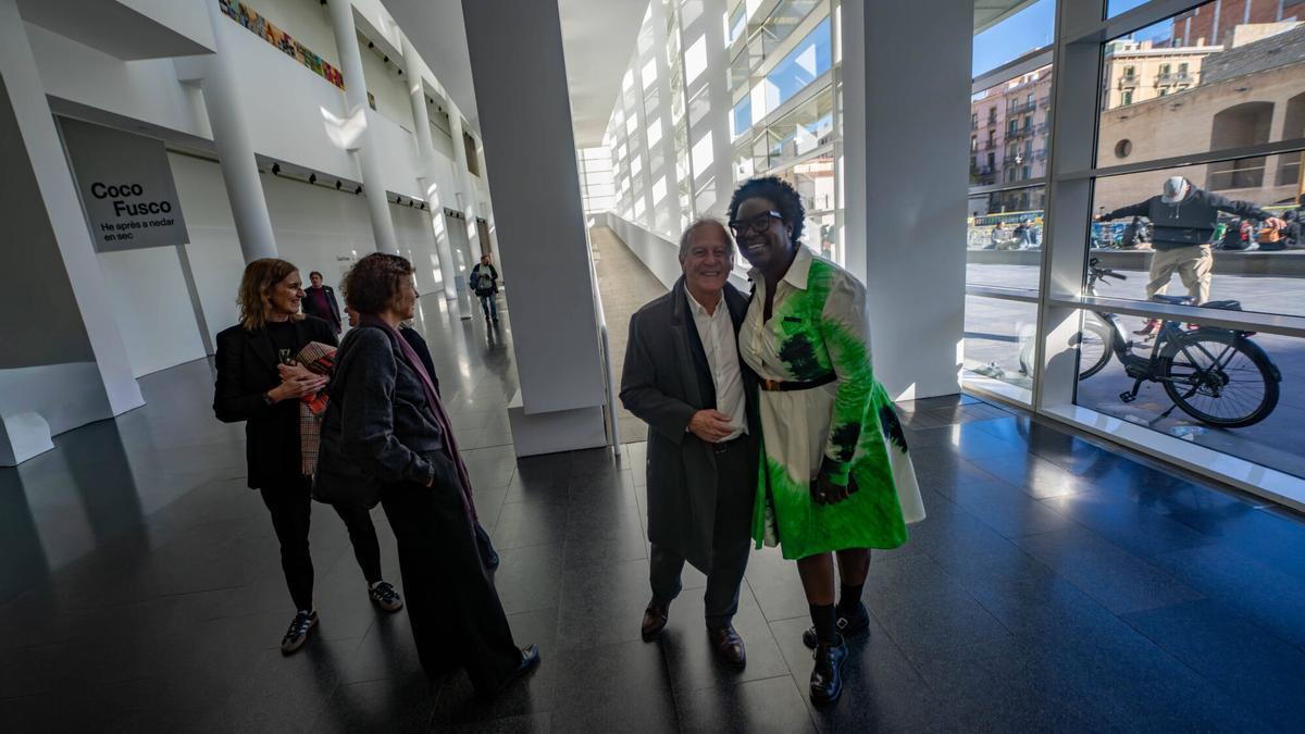 Barcelona 27/11/2025 Barcelona Treinta aniversario del MACBA en el marco de l'anu Trenta del museo. ExposiciÃ³n y mural conmemorativo de estos 30 aÃ±os de existencia del museo. AUTOR: JORDI OTIX