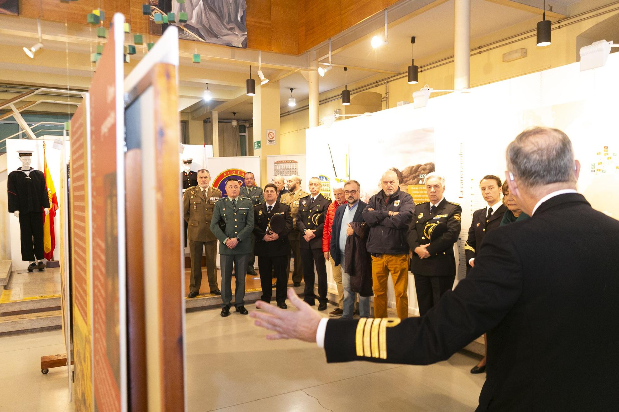 La exposición sobre el Teniente General Blas de Lezo en la Escuela de Artes y Oficios