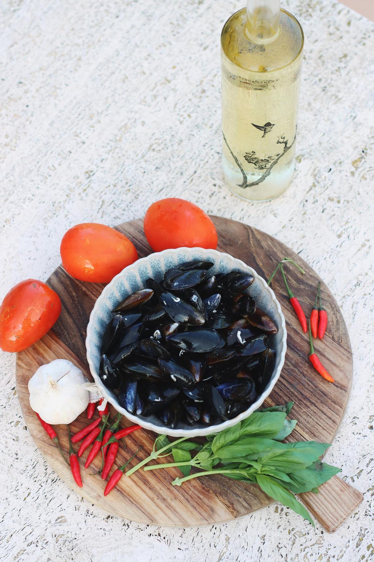 Els ingredients del plat.