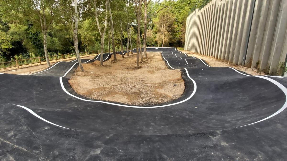 El  circuito &#039;Pump Track&#039; en Pozán de Vero