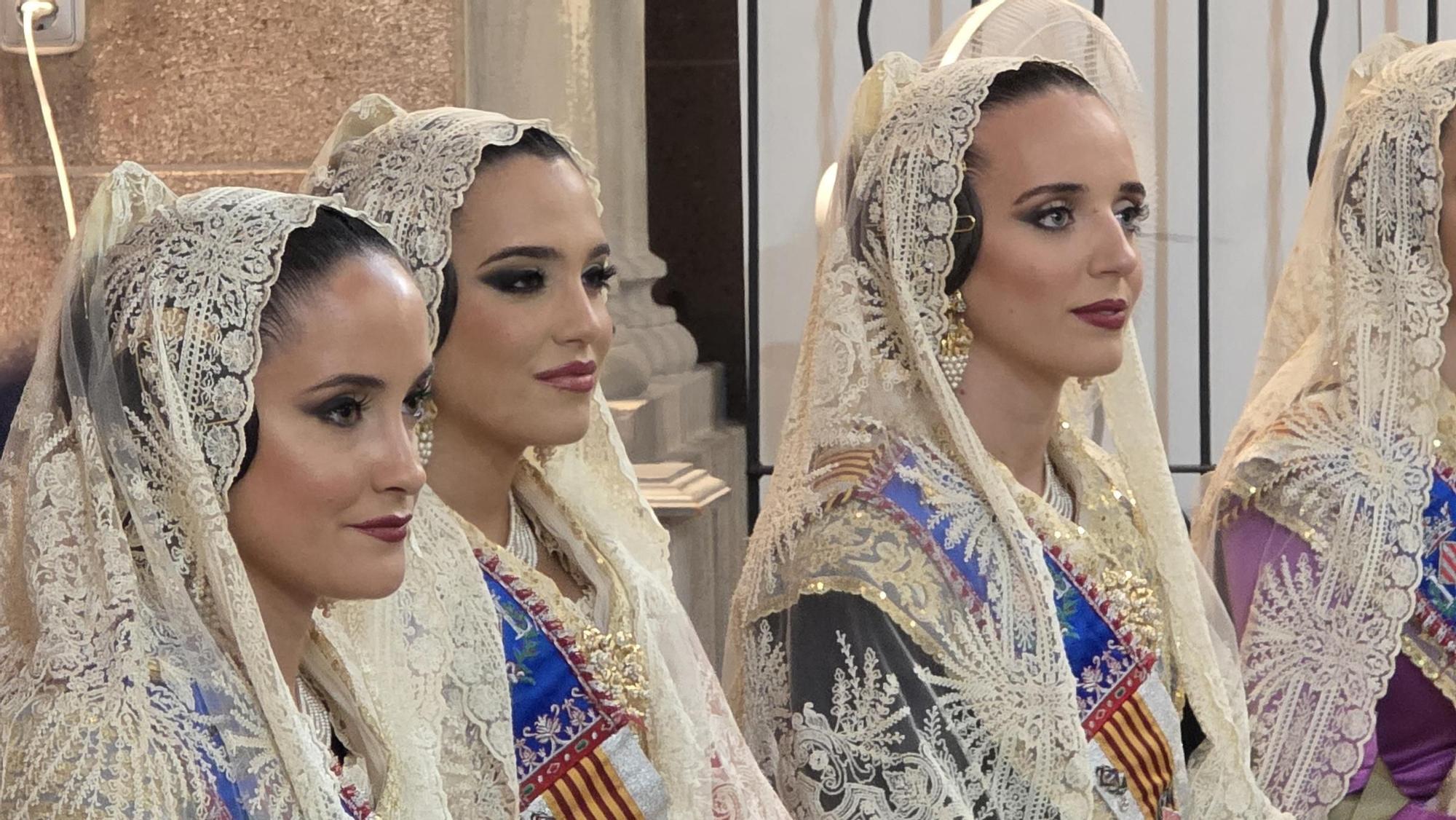 Así ha sido el Besamanos de las falleras mayores y cortes de honor 2025