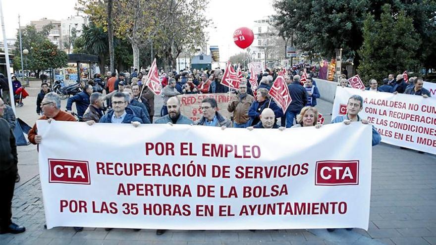 Manifestación por el empleo municipal