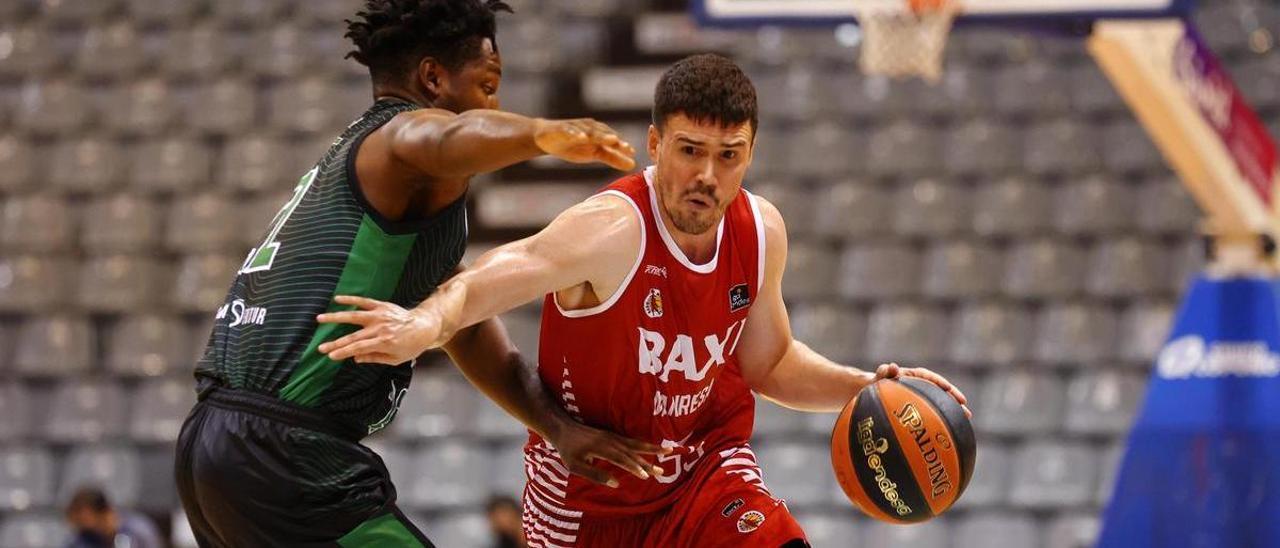 Dani Pérez, en el partit de pretemporada contra el Joventut