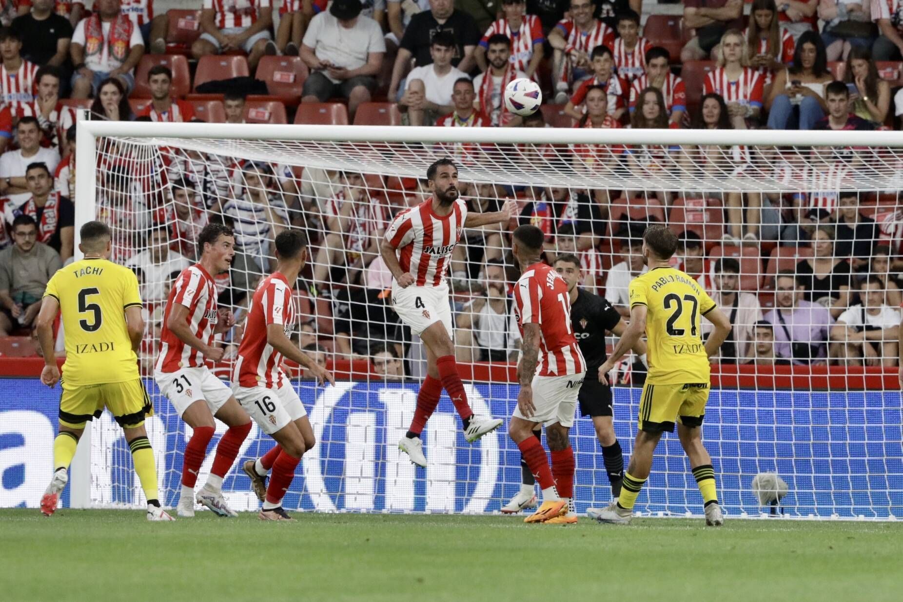 Así fue el partido entre el Sporting y el Mirandés