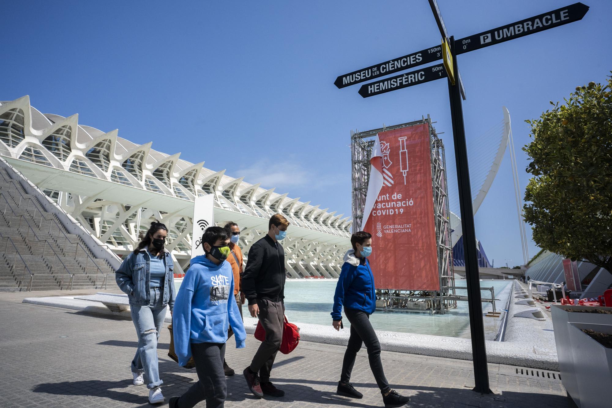 La Ciudad de las Artes se prepara para convertirse en el macropunto de vacunación covid