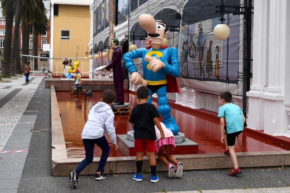 Héroes y villanos ya se instalan en la ciudad antes del Salón del Cómic