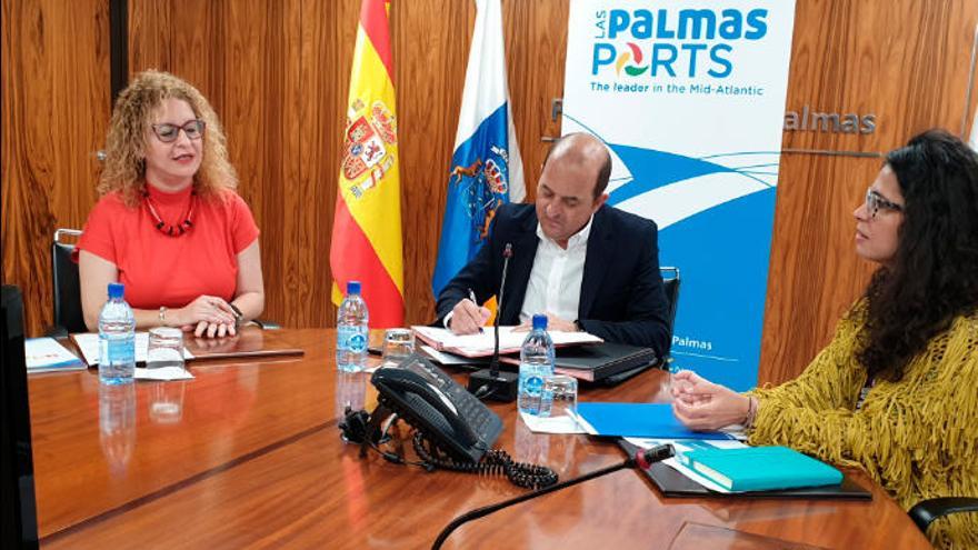 El Puerto firma un convenio con Adepsi