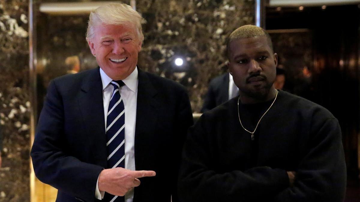 lmmarco36613032 u s  president elect donald trump and musician kanye west po180904121953