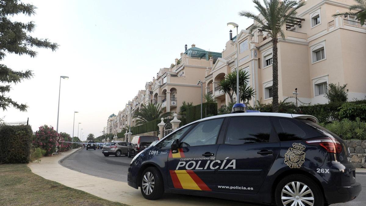 Un coche de la Policía nacional.