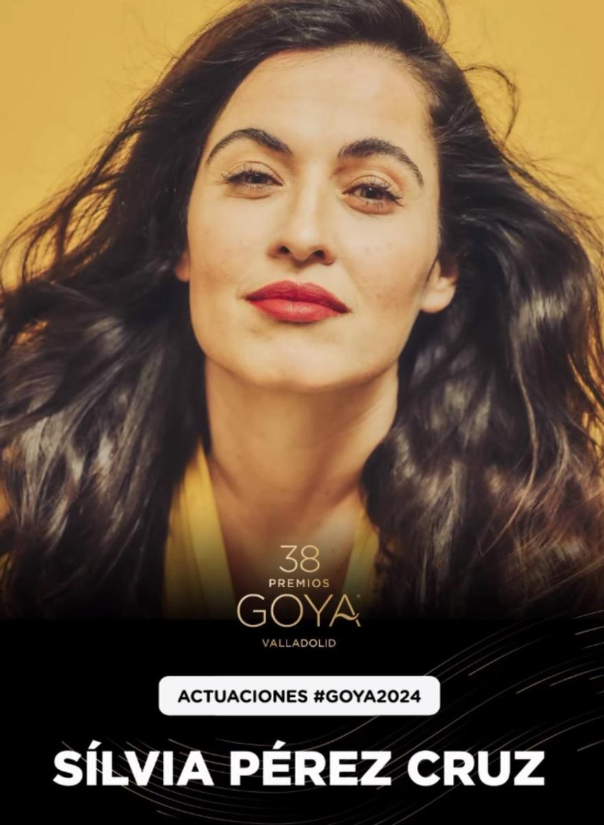 SÍLVIA PÉREZ CRUZ Academia de Cine Premios Goya