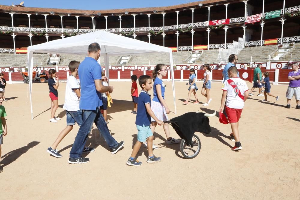 Toros para niños en El Bibio