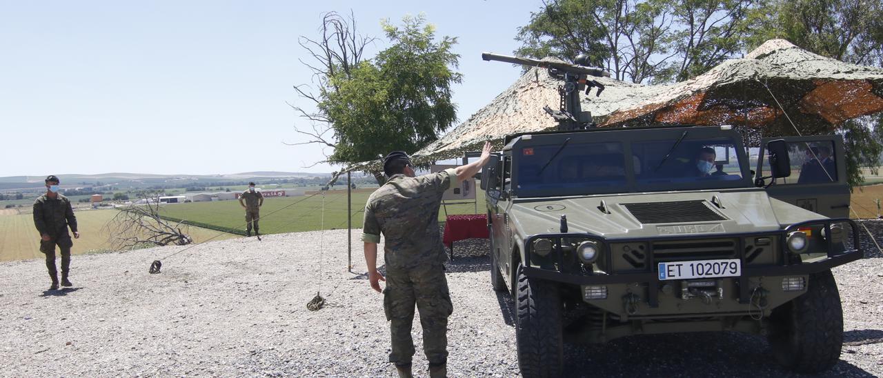 Terrenos de La Rinconada, en los que irá instalada la Base Logística del ET &#039;General Varela&#039;.