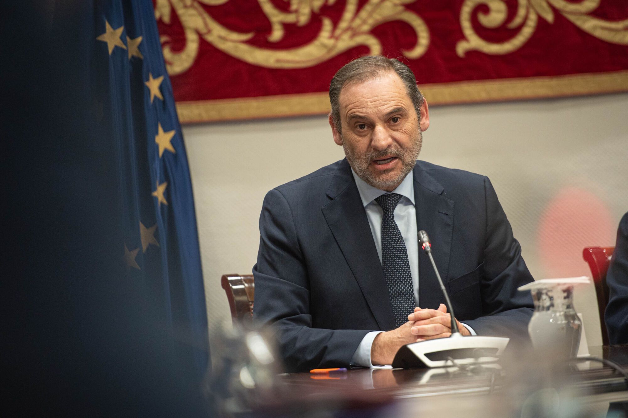 José Luis Ábalos comparece en el Parlamento de Canarias