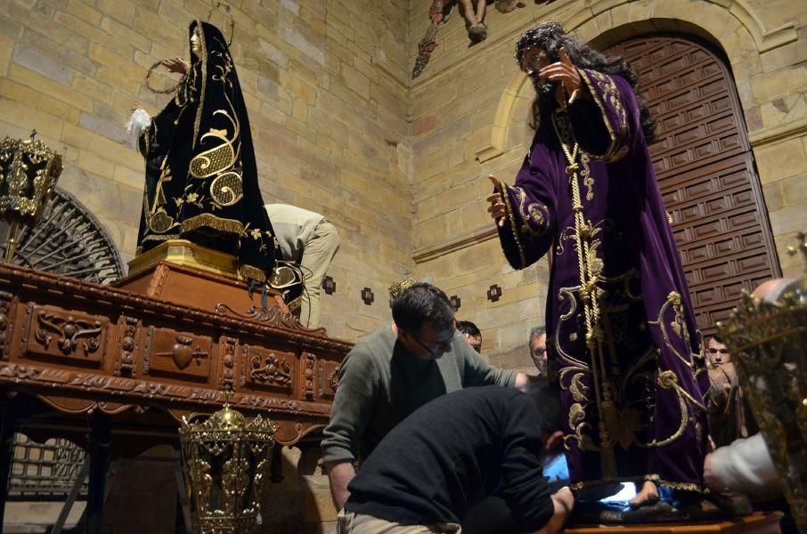 Semana Santa en Benavente: Preparativos cofradías