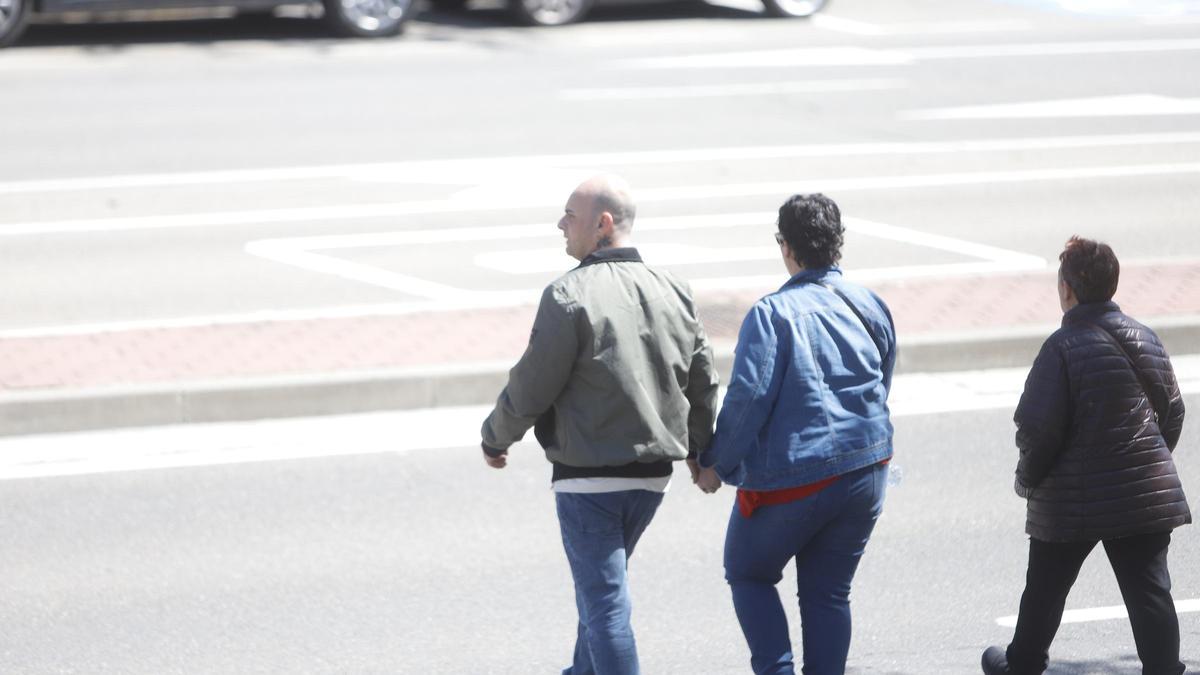 Víctor Gil Hernández, el conductor que mató a Luismi, a la salida del juicio celebrado en la Ciudad de la Justicia de Zaragoza.