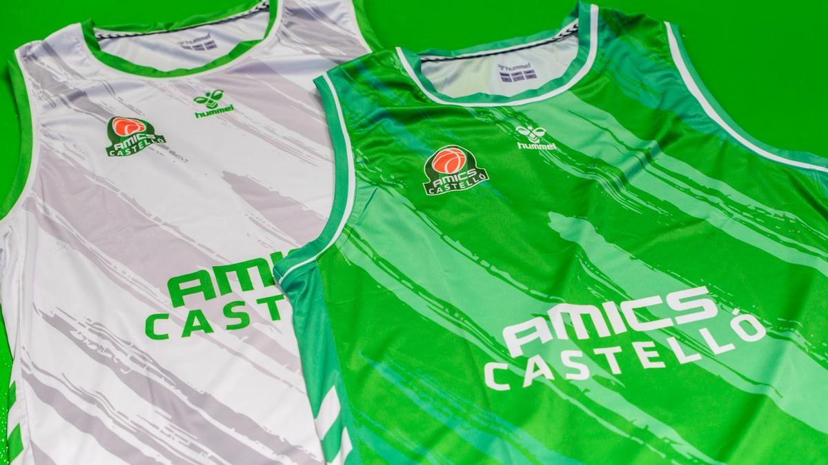Las nuevas camisetas del Amics Castelló.