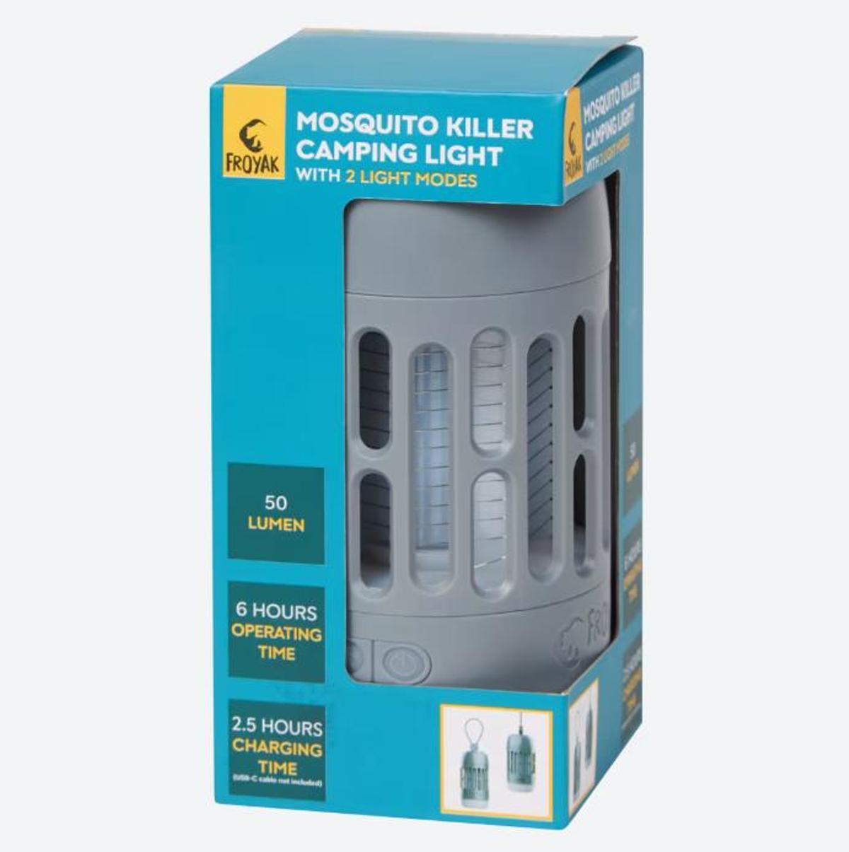 Lámpara antimosquitos.