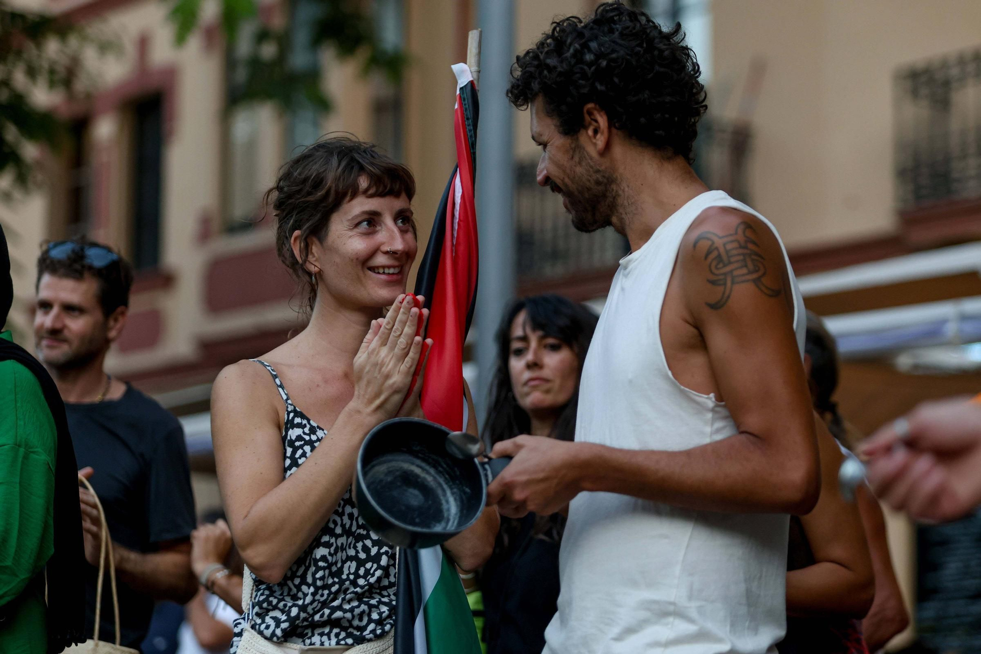 Galería: 250 personas claman en Ibiza contra el genocidio en Gaza