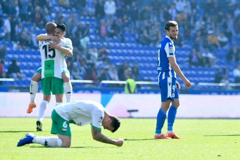 El Dépor cae ante el Extremadura en Riazor