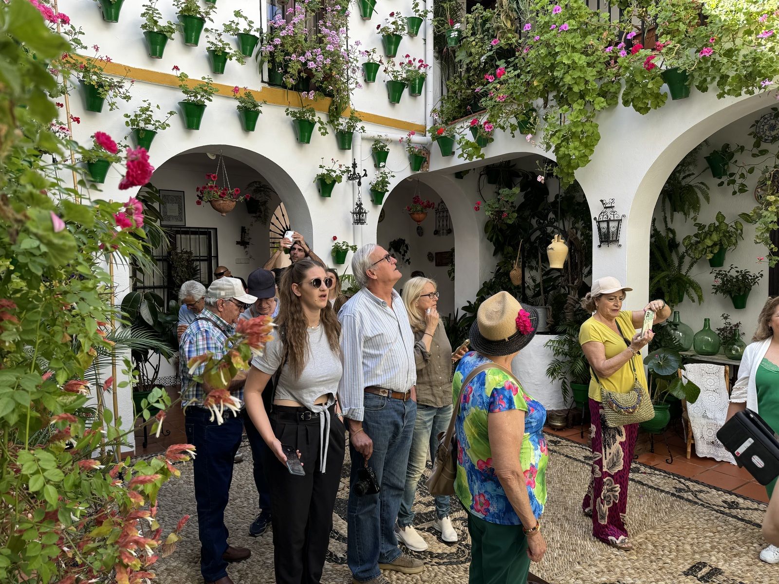 Ambiente en el último sábado de Patios