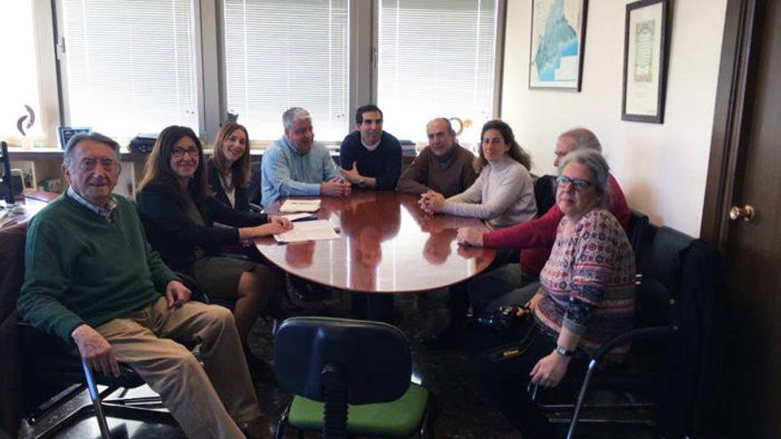 Reunión con Monsalud Bautista sobre la Fuente del Rey.