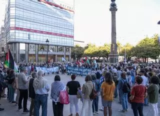 A Coruña sale a la calle en apoyo a Palestina
