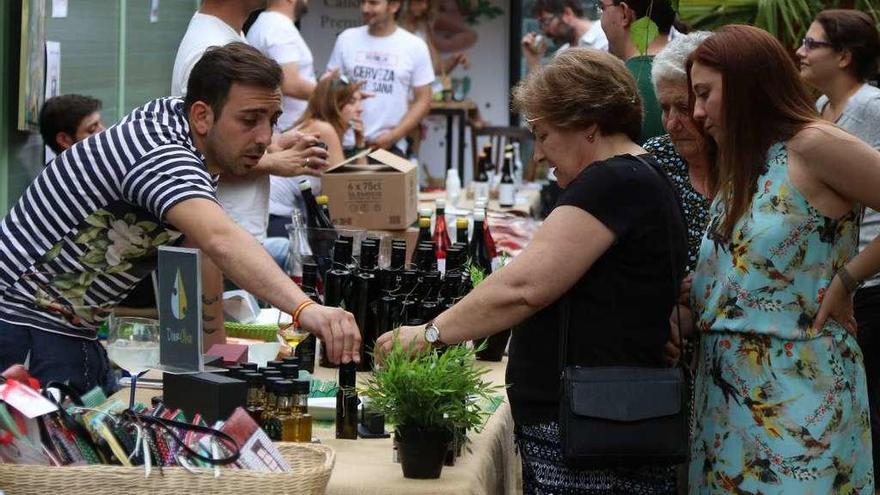 Expositores de la feria.