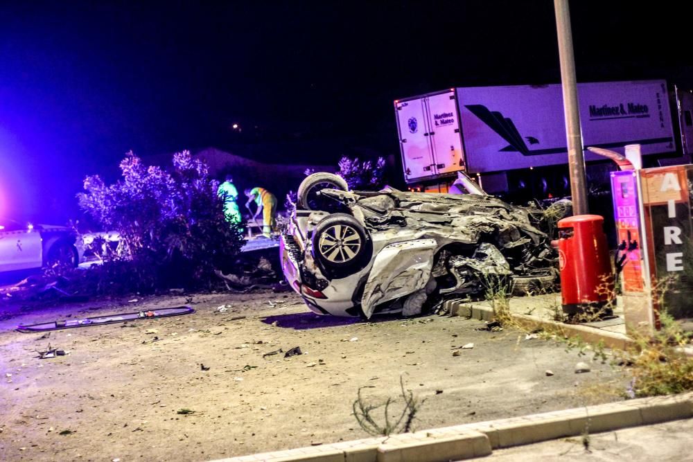 Accidente en la A-31 a la altura de Petrer