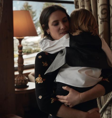 Tatiana Santo Domingo con su hijo Sasha