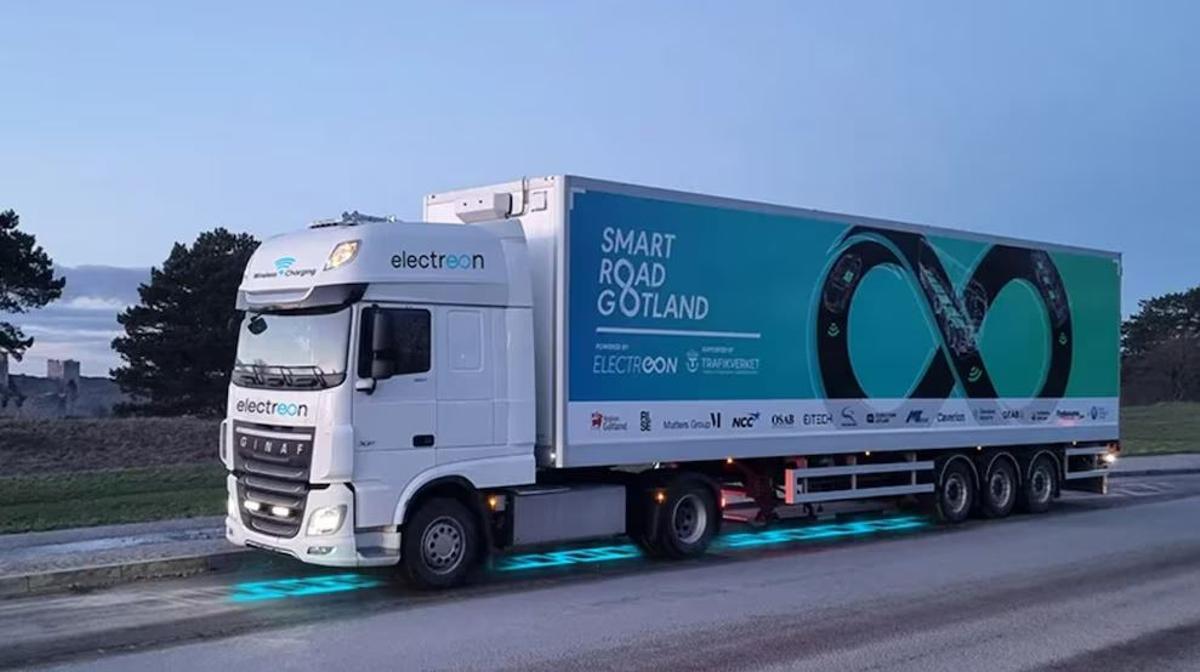 Uno de los camiones que participa en las pruebas