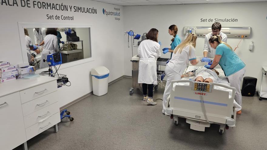 La Sala de Simulación de Quirónsalud Málaga, acreditada por la Sociedad Española de Simulación Clínica y Seguridad del Paciente