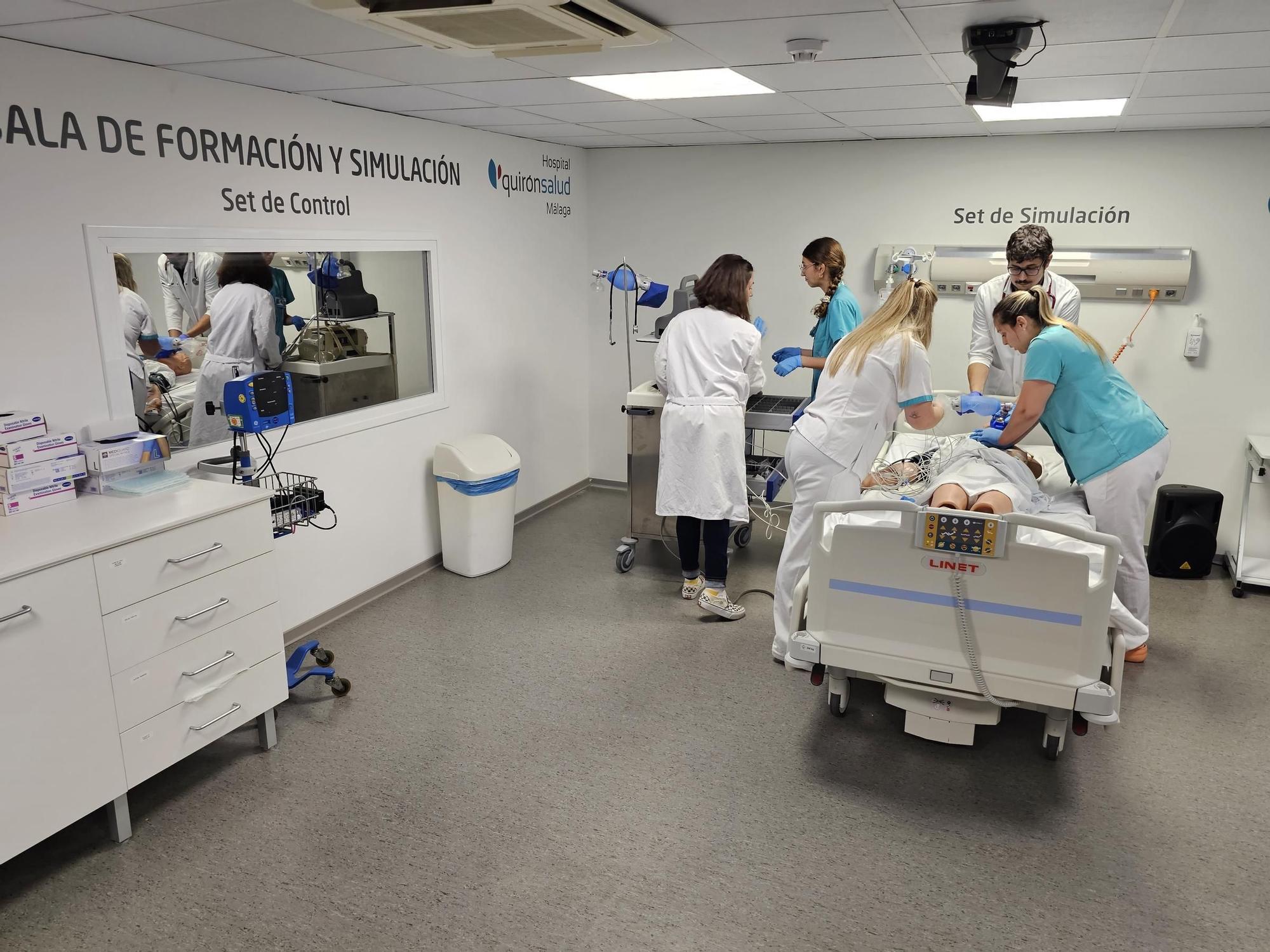 Training simulación hospitalización y medicina interna, Quirónsalud Málaga