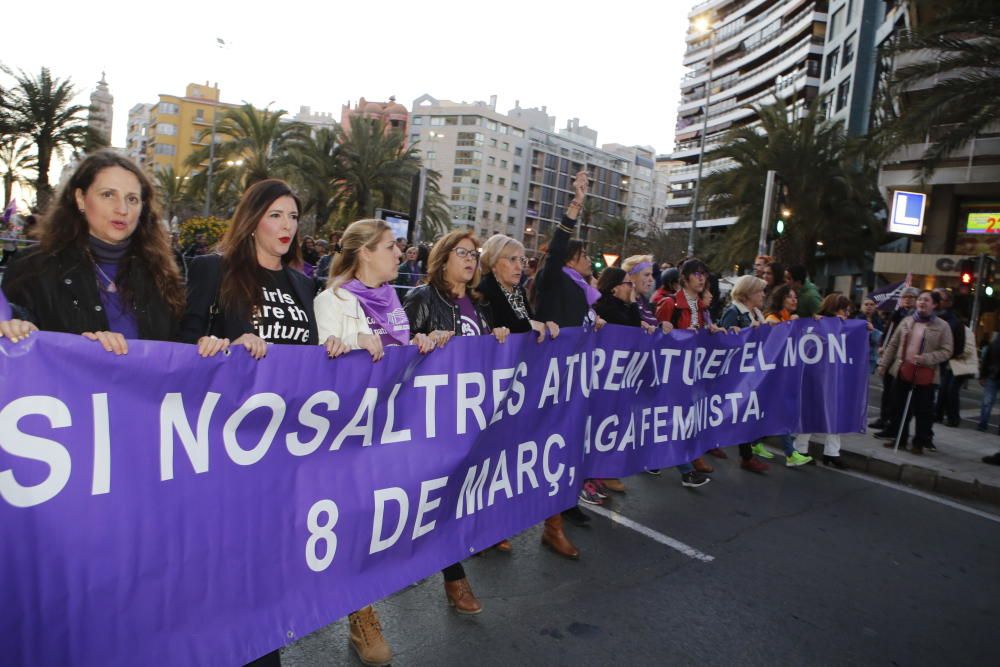 Manifestación del 8M en Alicante