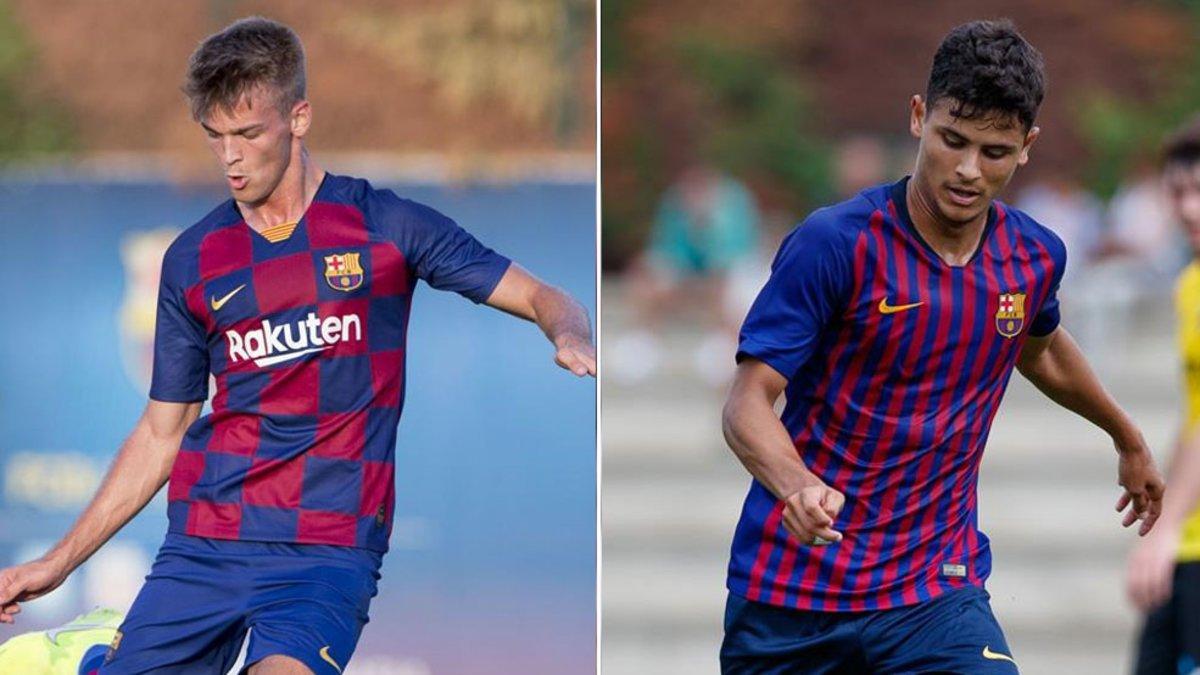 Arnau Comas y Lucas de Vega volverán más fuertes y maduros al Barça